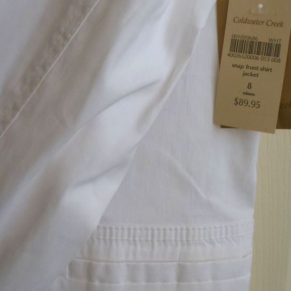 Coldwater Creek Snap Front Shirt-Jacket - Picture 7 of 8